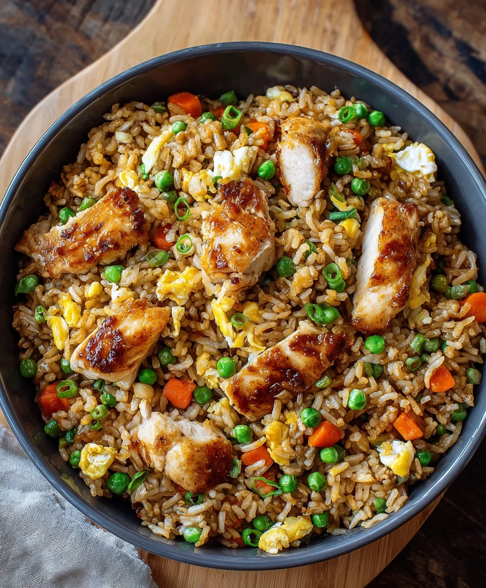 Bang Bang Chicken Fried Rice-Quick & Easy Recipe