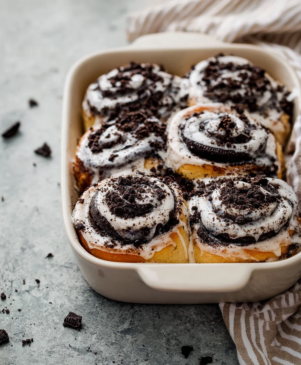 Oreo Cinnamon Rolls-Irresistible Homemade Sweet Treat
