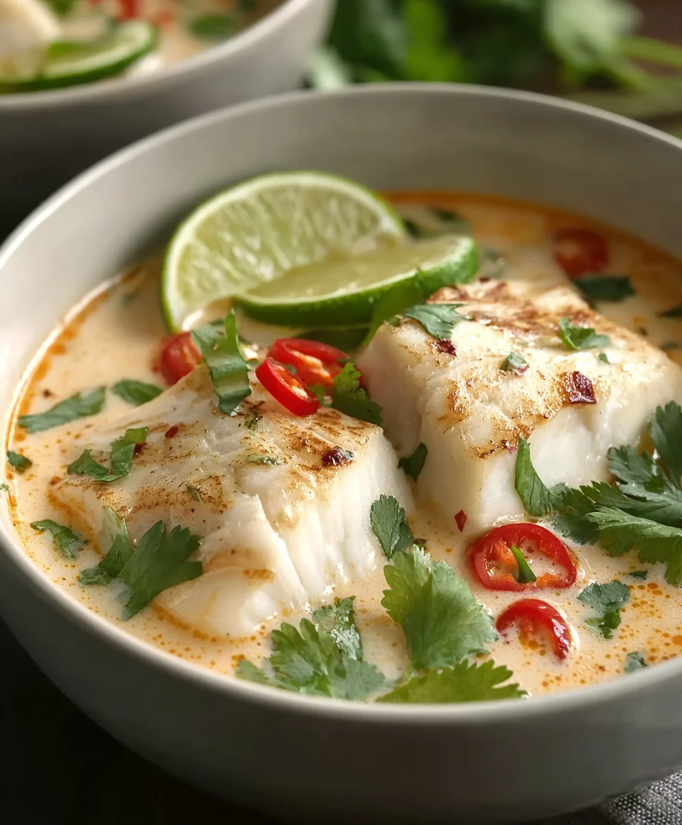 Coconut Lime Fish Soup - Flavorful & Refreshing Delight