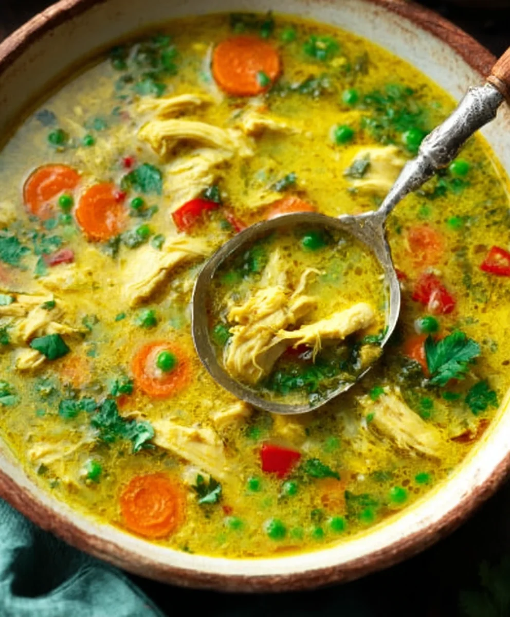 Soothing Anti Inflammatory Turmeric Chicken Soup Recipe
