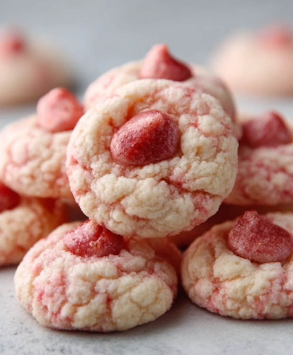 Strawberry Kiss Cookies - Easy & Delicious Recipe