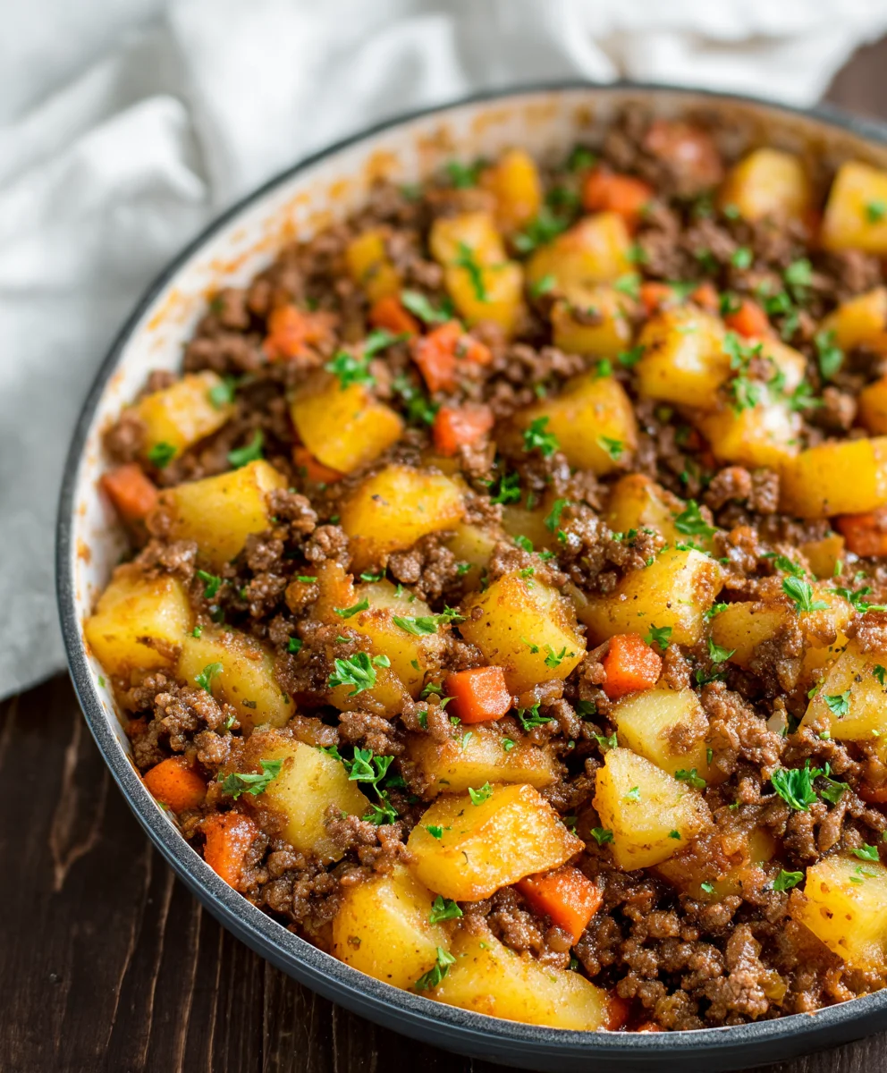 Easy Ground Beef and Potatoes Dinner Recipe