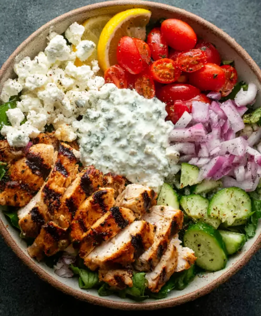 Easy Greek Chicken Bowls- Flavorful & Healthy Meal Prep