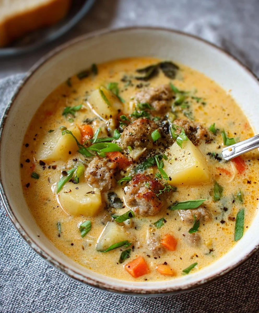 Hearty Beef and Potato Chowder- Easy Dinner Recipe