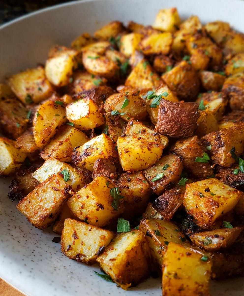 Easy Breakfast Potatoes-Crispy Fluffy Perfect Recipe
