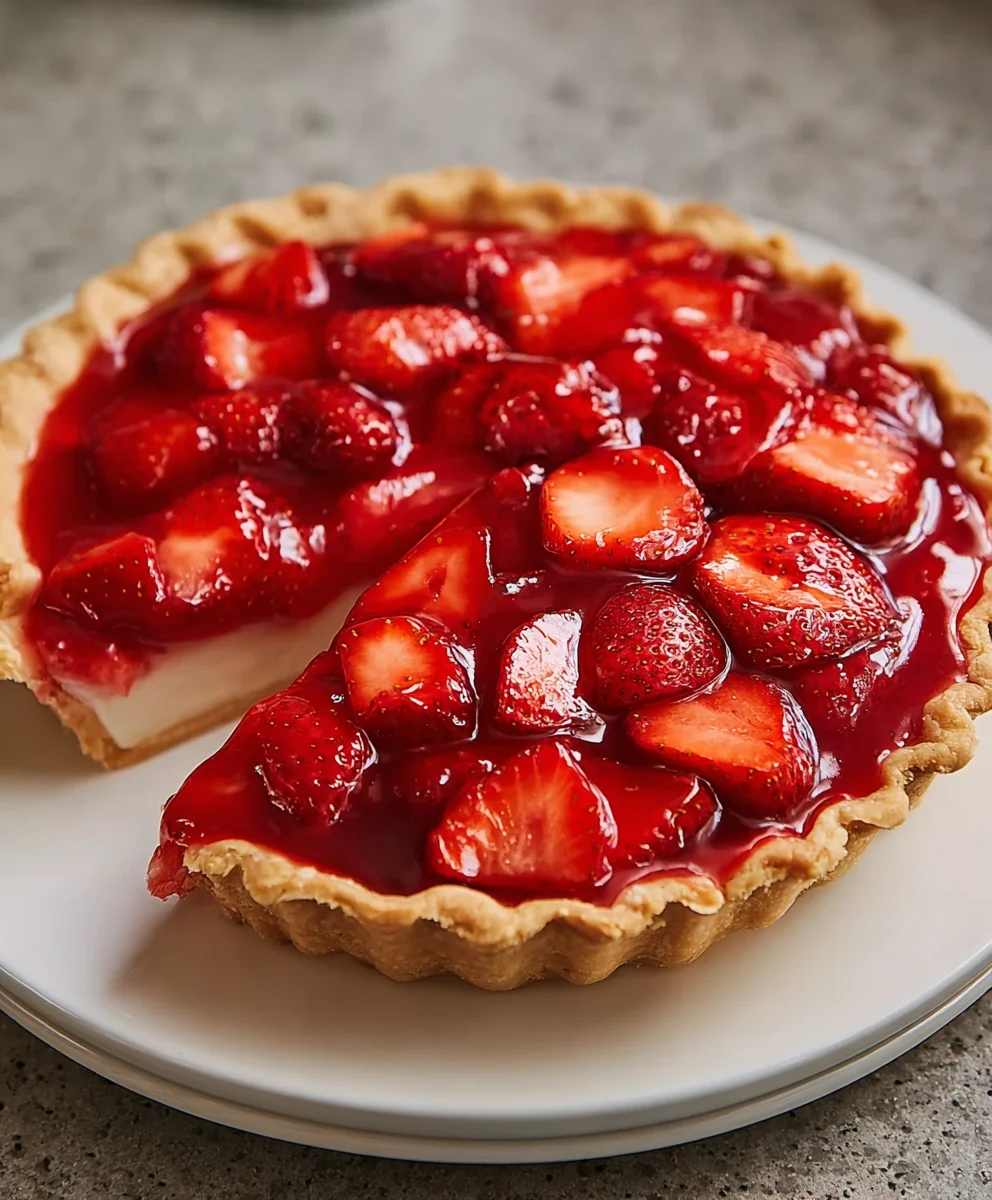 Fresh Strawberry Pie Recipe-Easy & Delicious