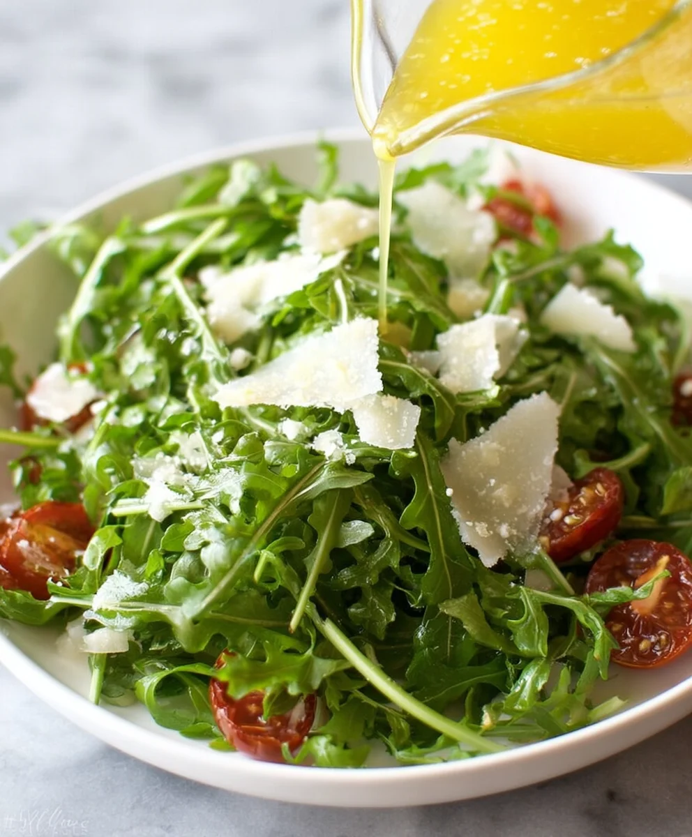 Simple Arugula Salad Recipe- Fresh & Flavorful