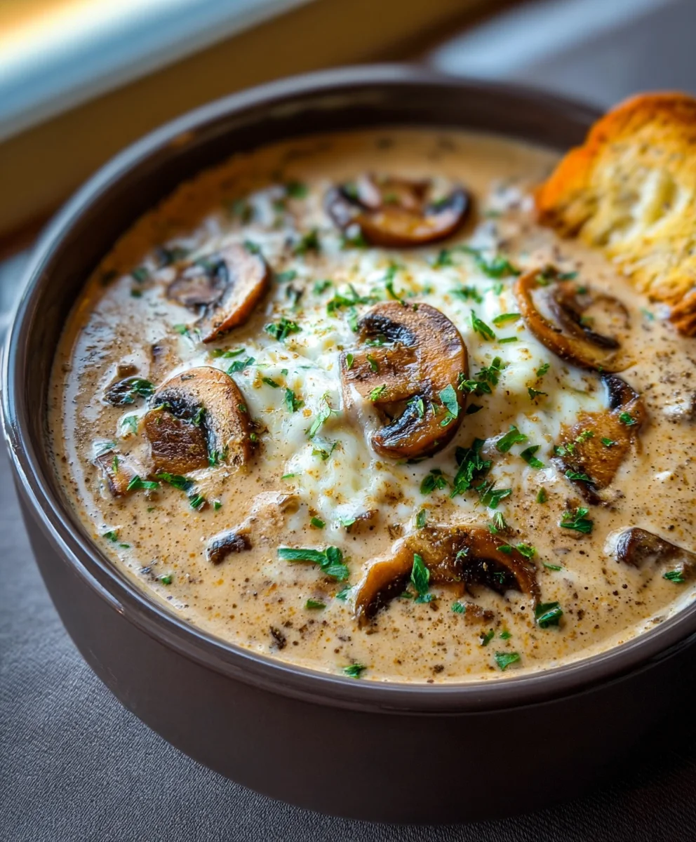Creamy Mushroom Soup-Velvety Comfort Food