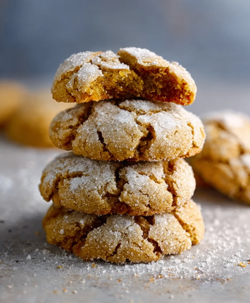 Gin Extract Gin Extractract Gingerbread Crinkle Cookies Recipe