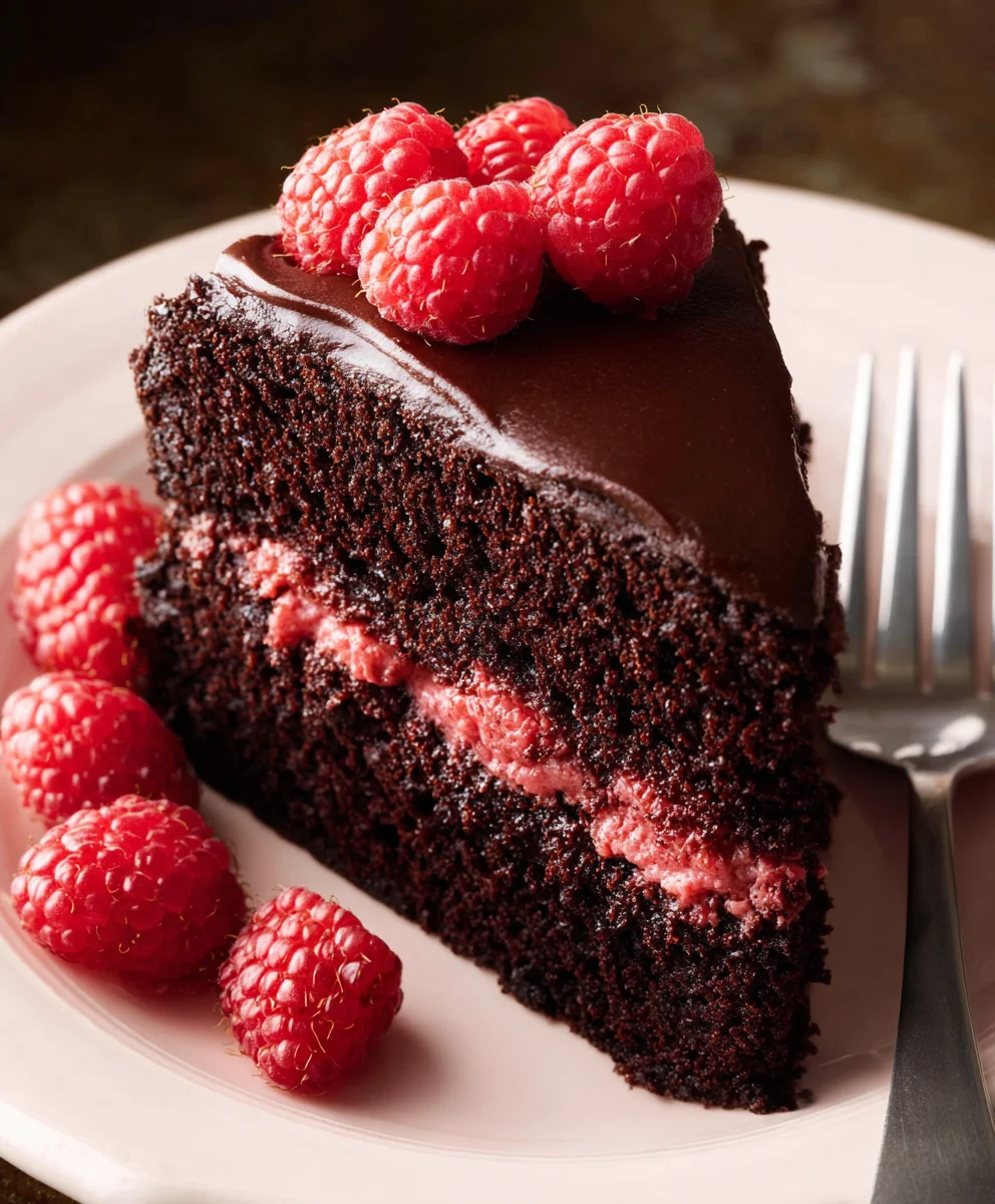 Decadent Chocolate Raspberry Cake Recipe-Easy & Delicious