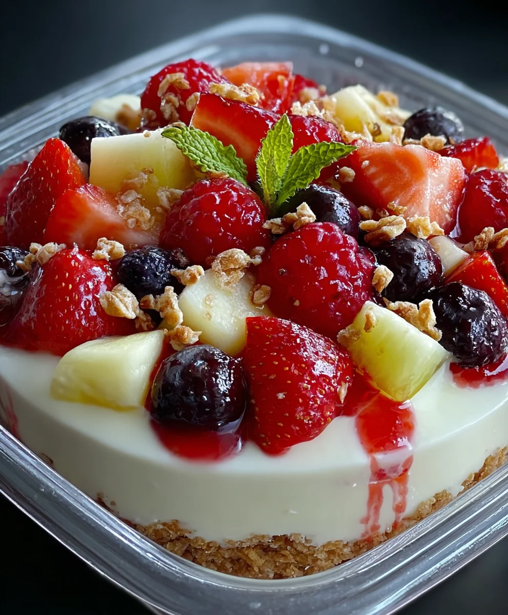 Easy Cheesecake Fruit Salad - Sweet & Refreshing Dessert