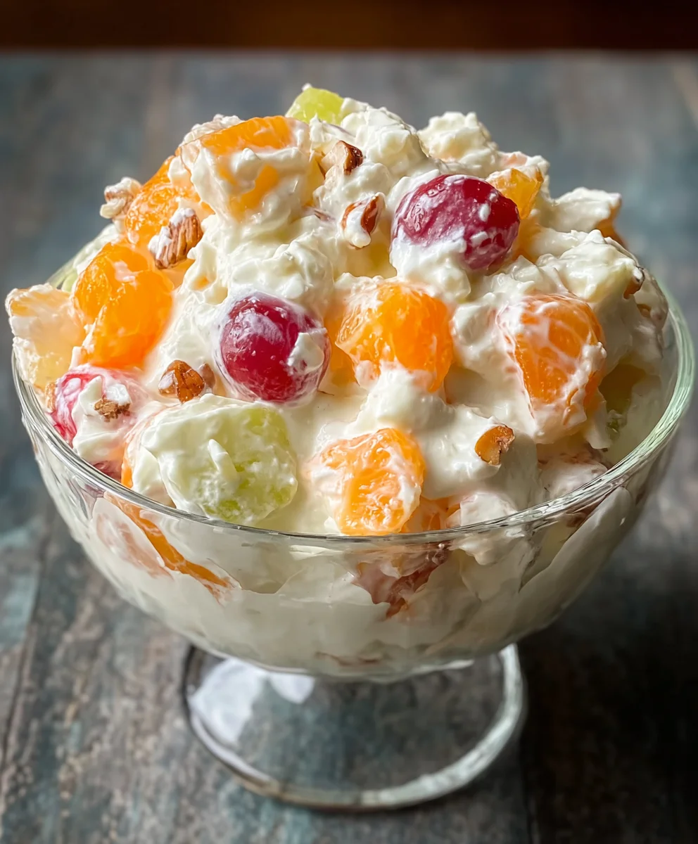 Classic Ambrosia Salad - Easy Fruity Delight