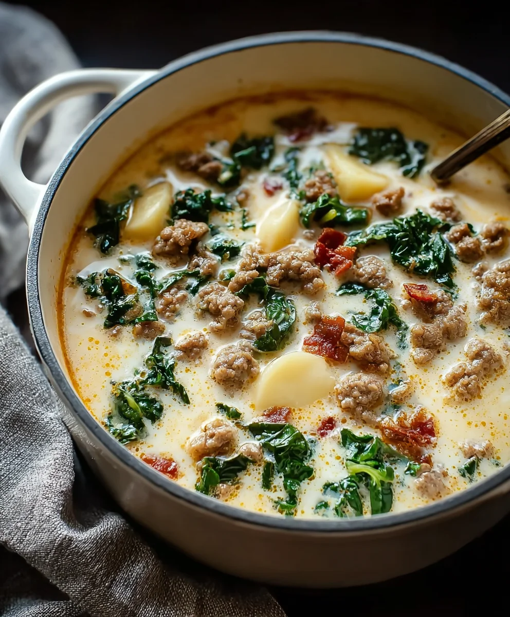 Easy Beef Zuppa Toscana Recipe - Creamy & Delicious