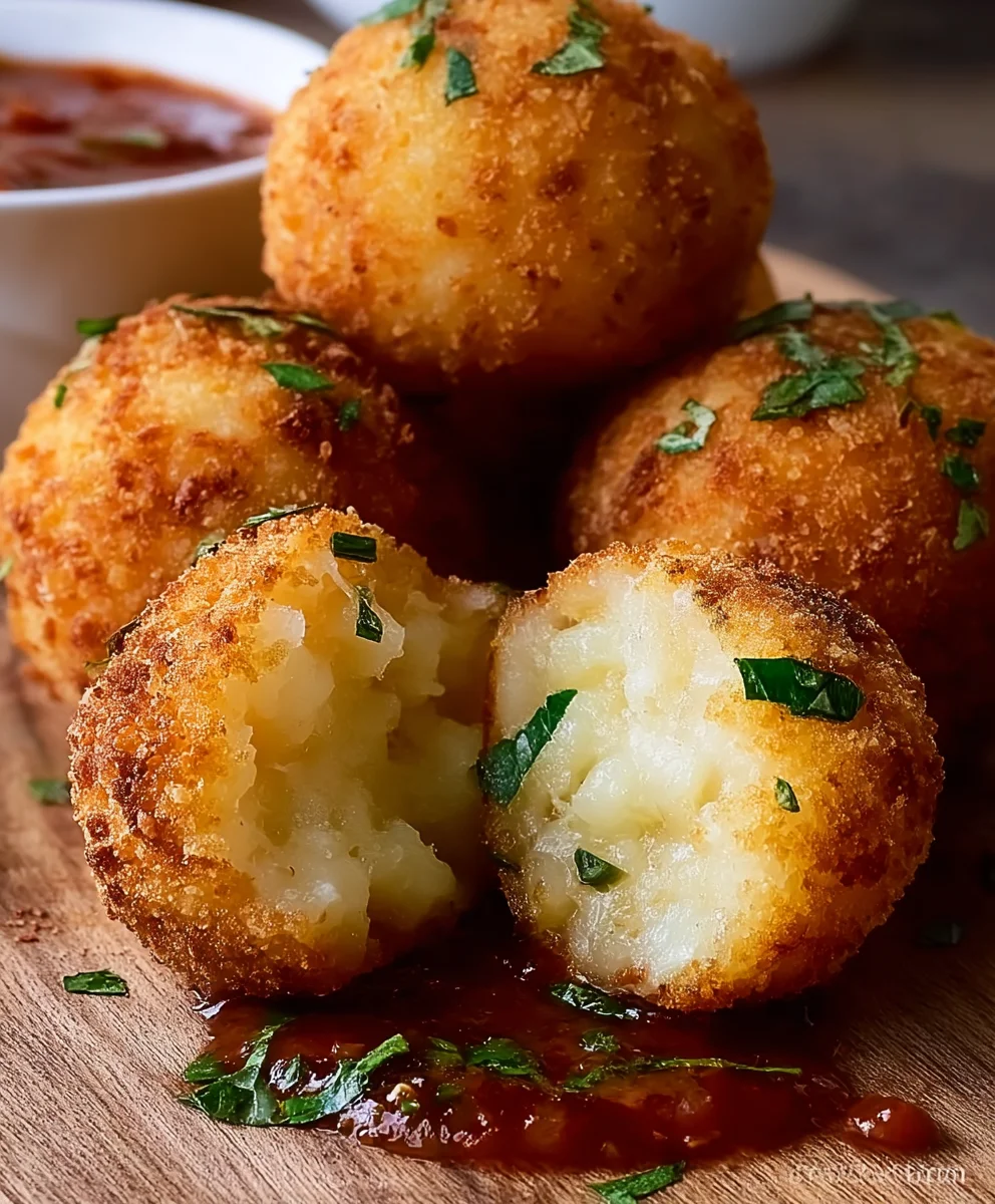 Crispy Arancini- Easy Beef Risotto Balls