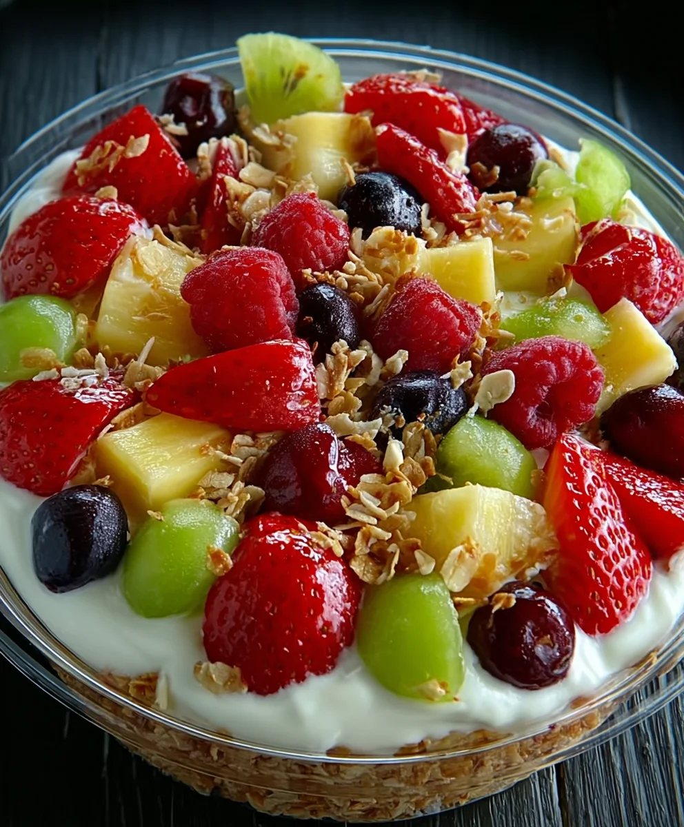 Easy Cheesecake Fruit Salad - Fresh & Delicious Dessert