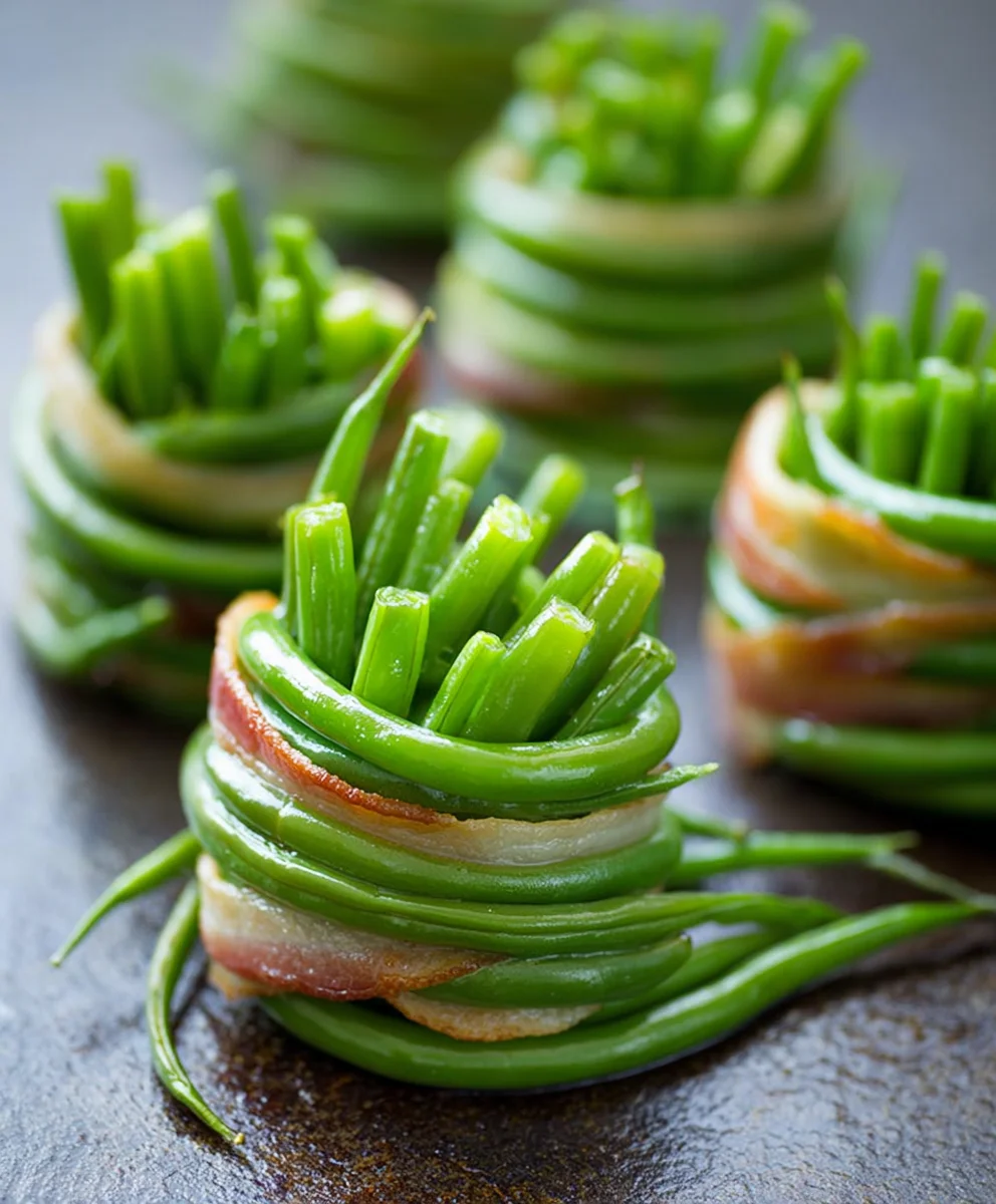 Savory Beef Green Bean Bundles Recipe