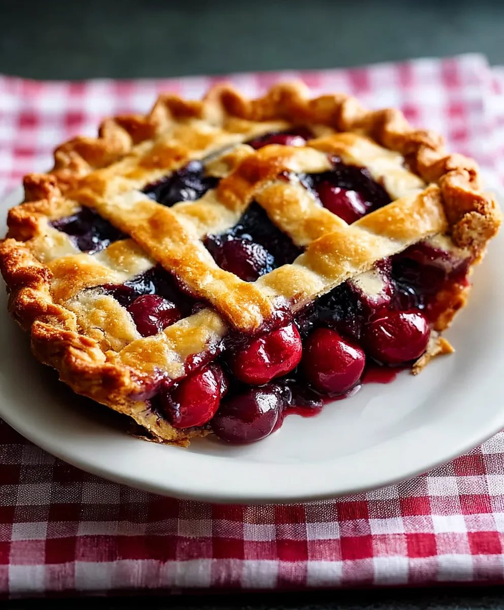 Classic Cherry Pie-The Ultimate Summer Dessert