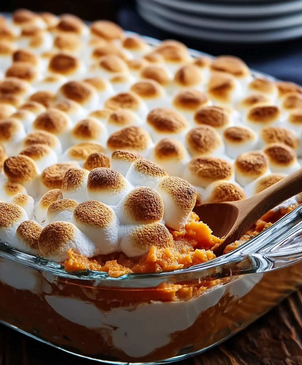 Sweet Potato Marshmallow Casserole - A Cozy Classic