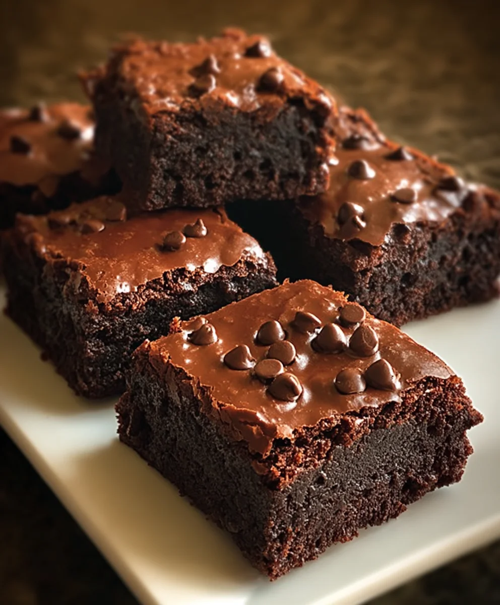 Decadent Chocolate Fudge Brownies-Rich & Gooey