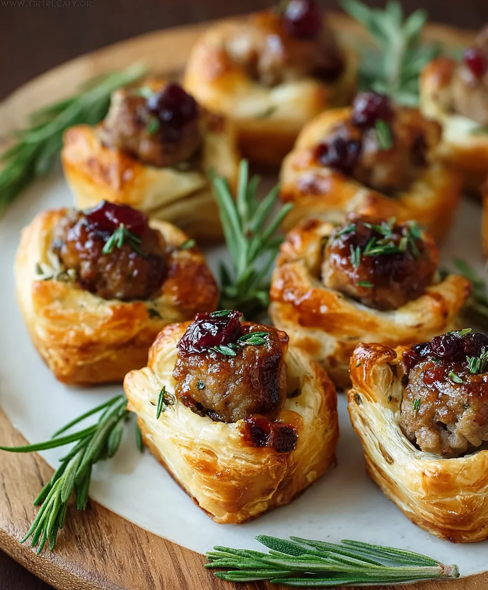 Beef Sausage Brie Bites - Easy Appetizer Recipe