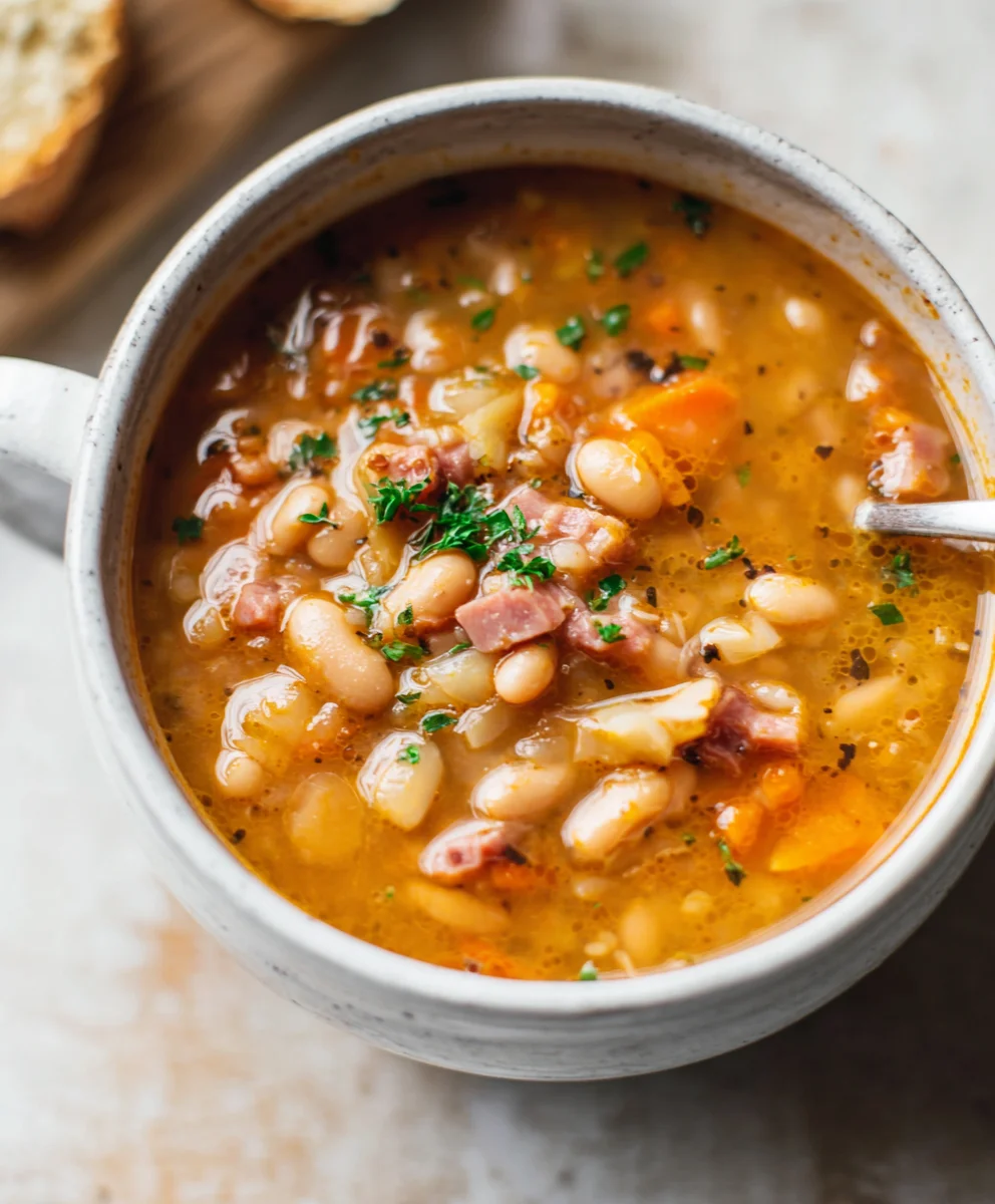 Easy Beef Beef Ham Bean Soup Recipe