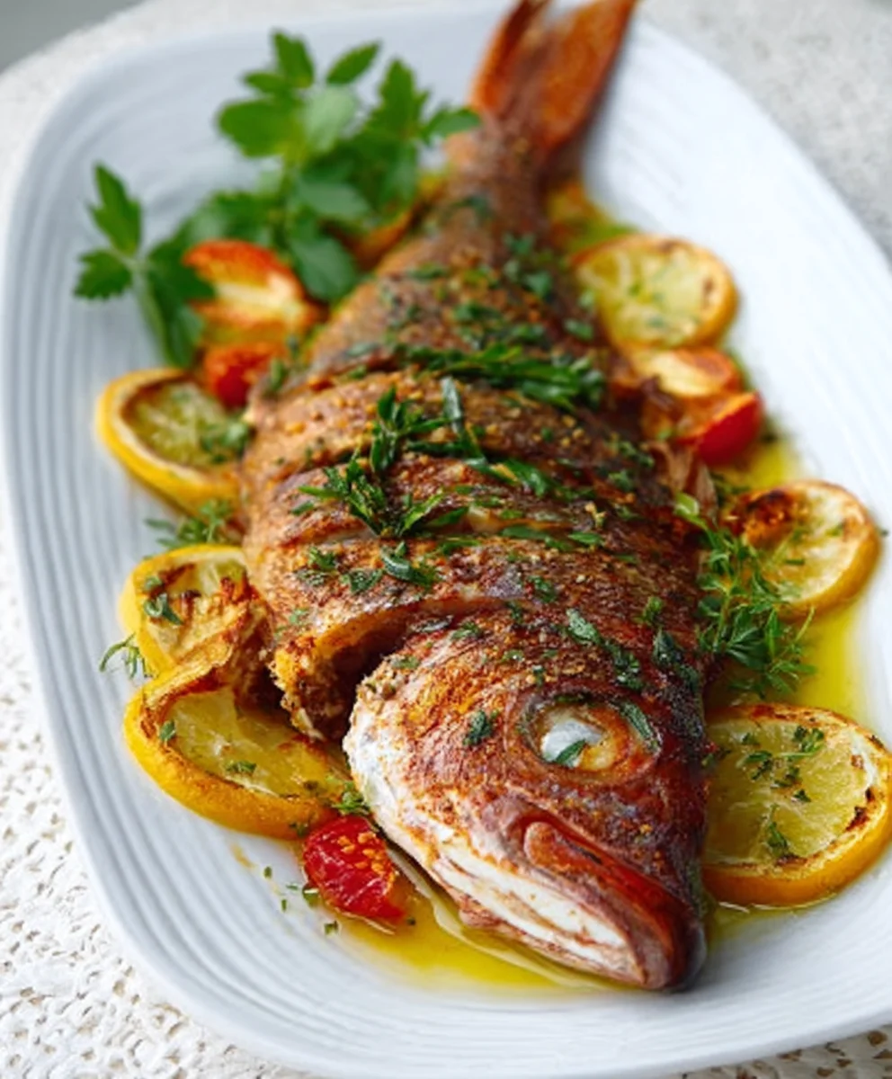 Oven-Baked Whole Snapper - Delicious Simple Fish Recipe