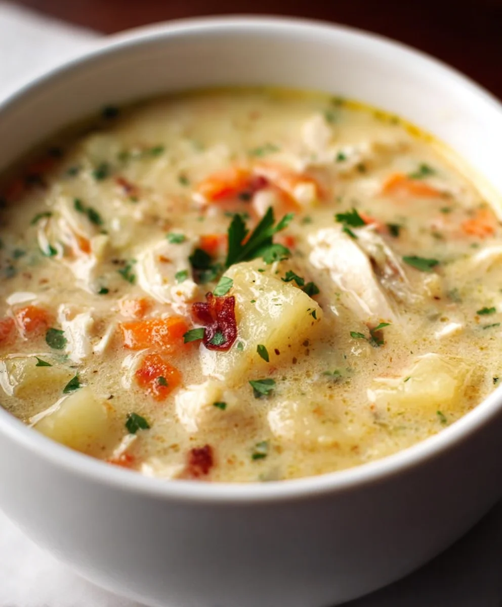 Hearty Chicken Potato Soup-Comforting & Easy Recipe