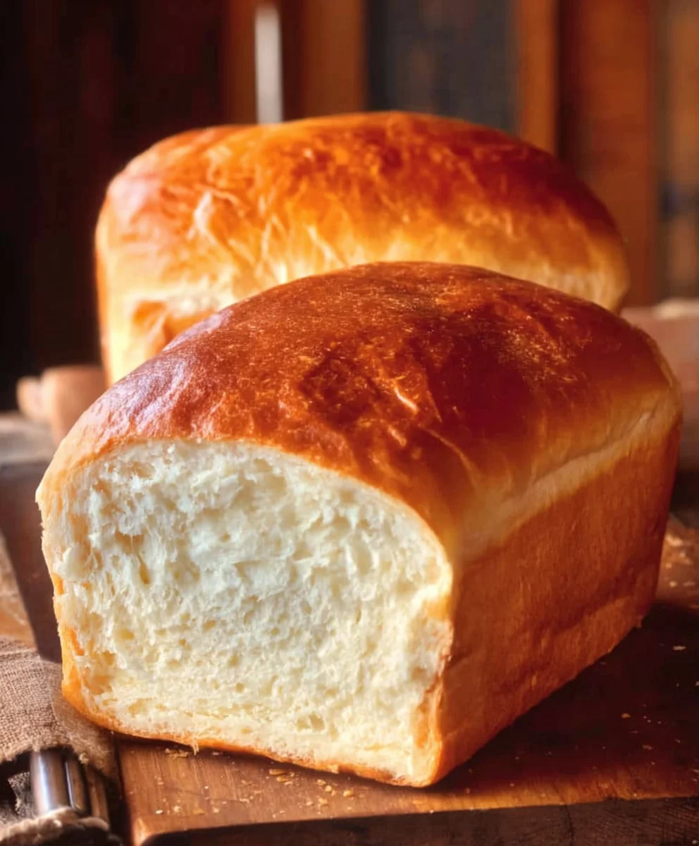 Amish White Bread Recipe-Soft Homemade Loaf