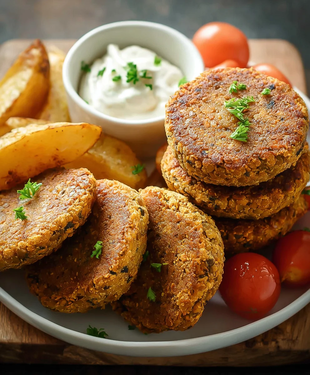 Easy Lentil Burgers- Quick & Delicious Plant-Based Meal