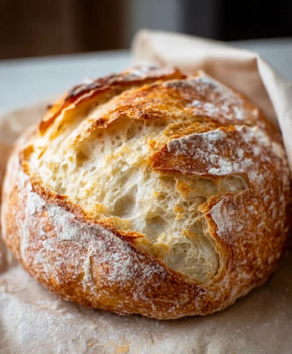 Artisan Bread Recipe- Easy Homemade Crusty Loaf