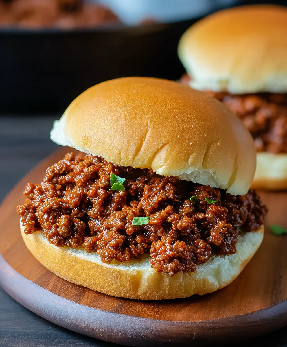 Easy Beef Sloppy Joes - Quick Homemade Sandwich Recipe
