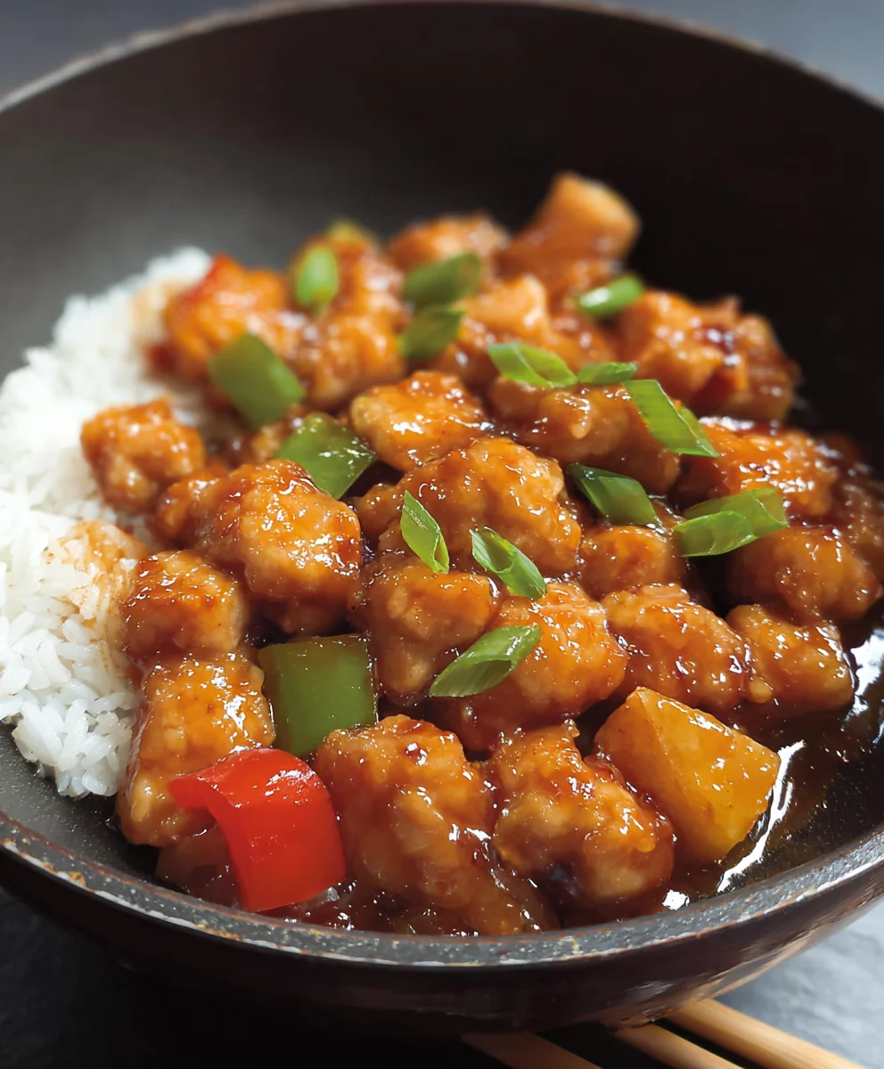 Easy Sweet Sour Chicken Recipe- Quick & Delicious