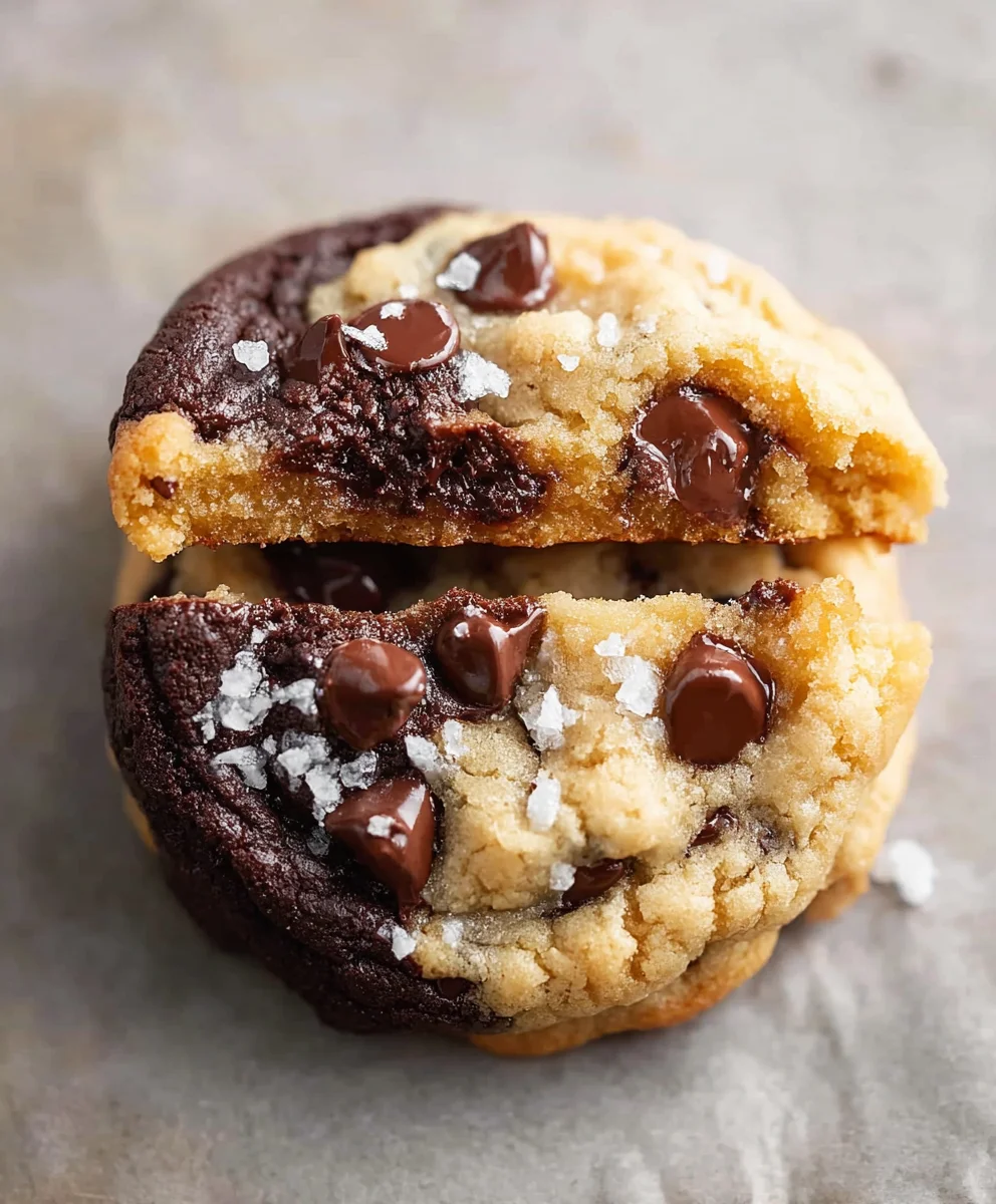 Best Brookie Cookies- Chocolate Chip Brownie Bliss