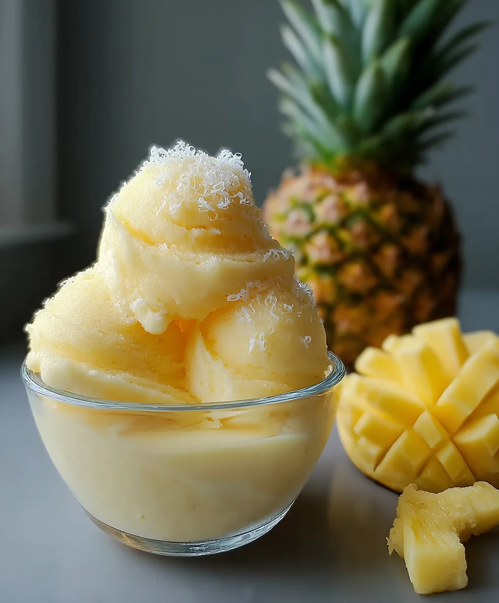 Ninja Creami Dole Whip-Easy Homemade Recipe