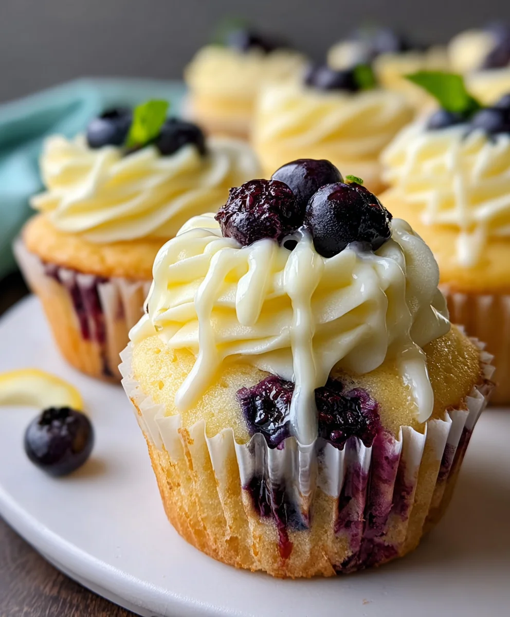 Summer Lemon Berry Cupcakes-Fresh & Zesty Treat