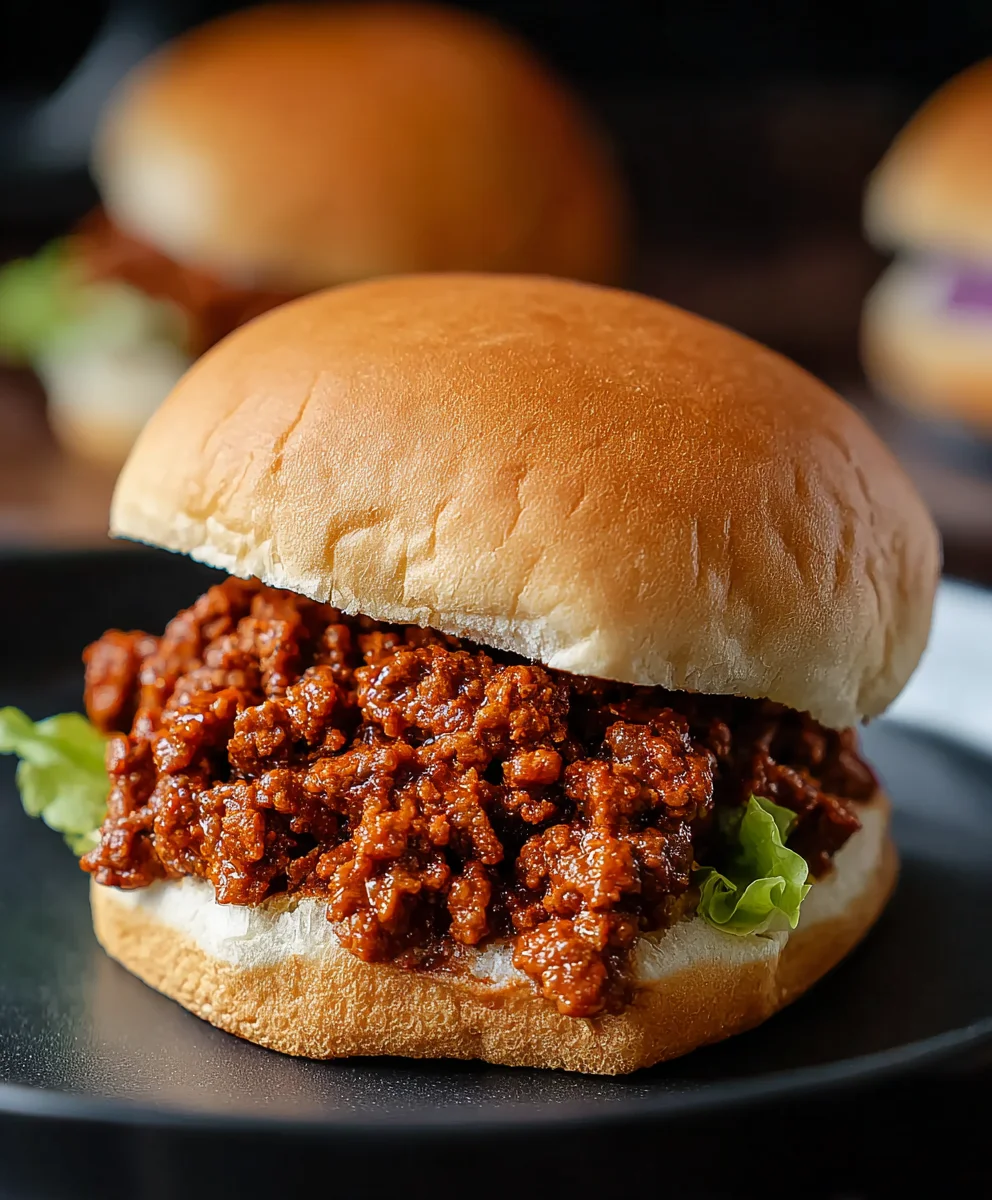 Easy Beef Sloppy Joes - Quick Homemade Sandwich Recipe