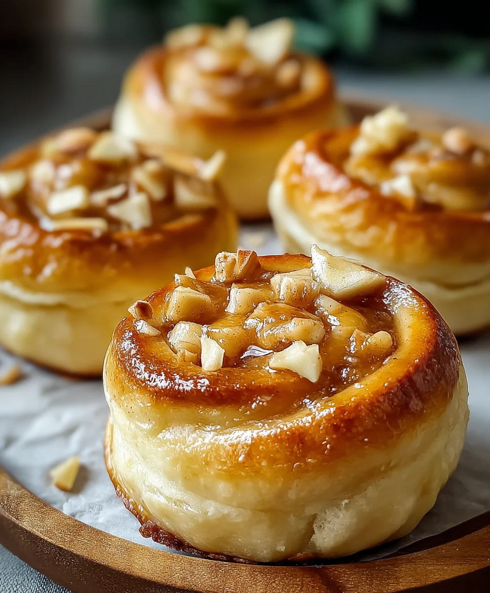 Apple Cream Cheese Buns- Easy & Delicious Sweet Breads