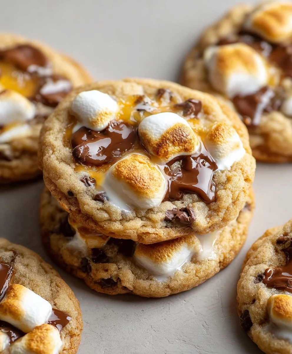 Gooey S'mores Cookies Recipe - Ultimate Campfire Treat