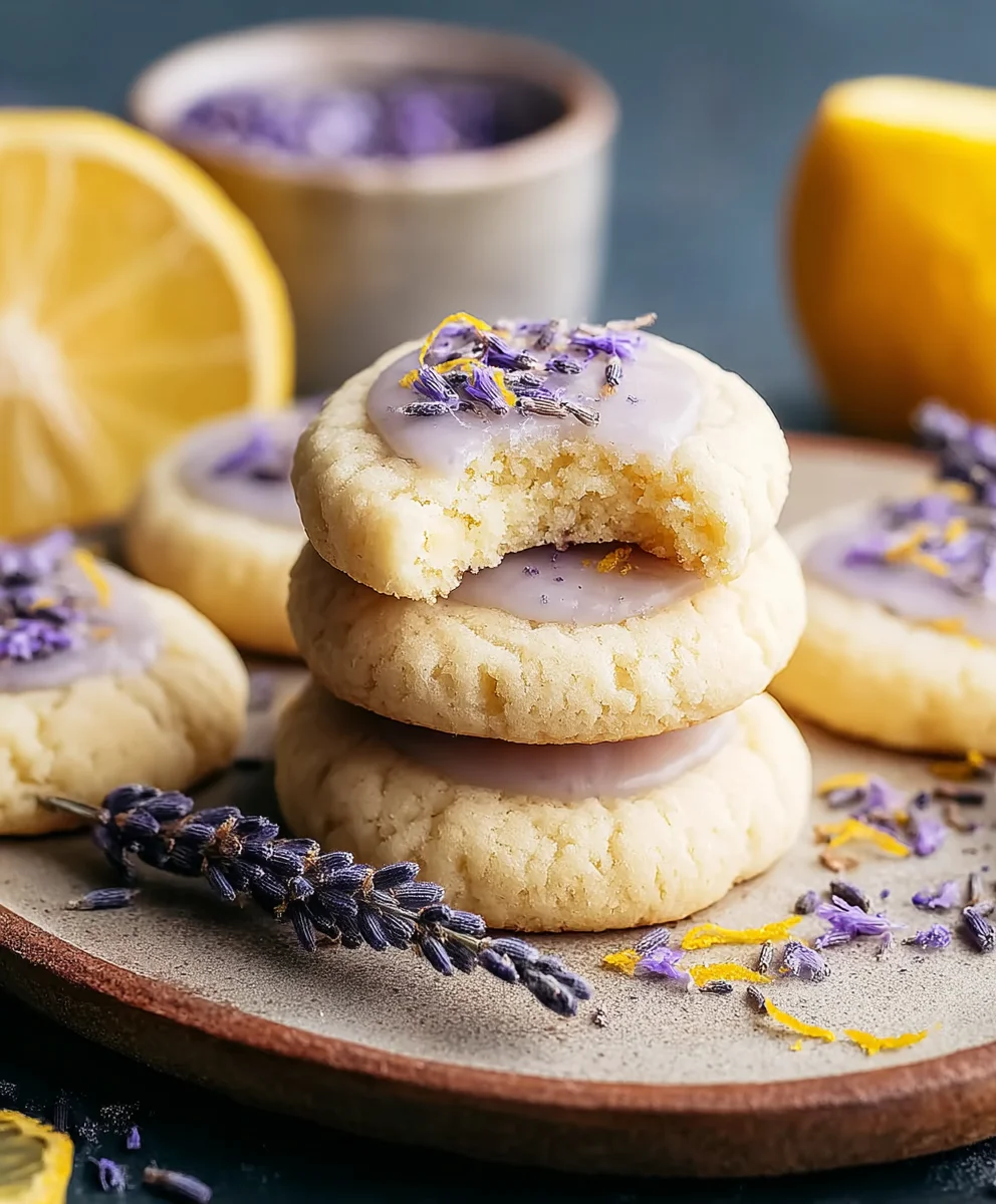 Buttery Lemon Lavender Cookies Delightful Recipe