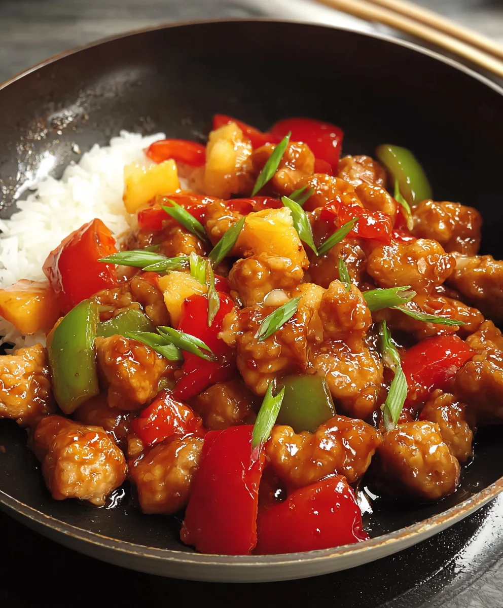 Easy Sweet Sour Chicken Recipe- Quick & Delicious