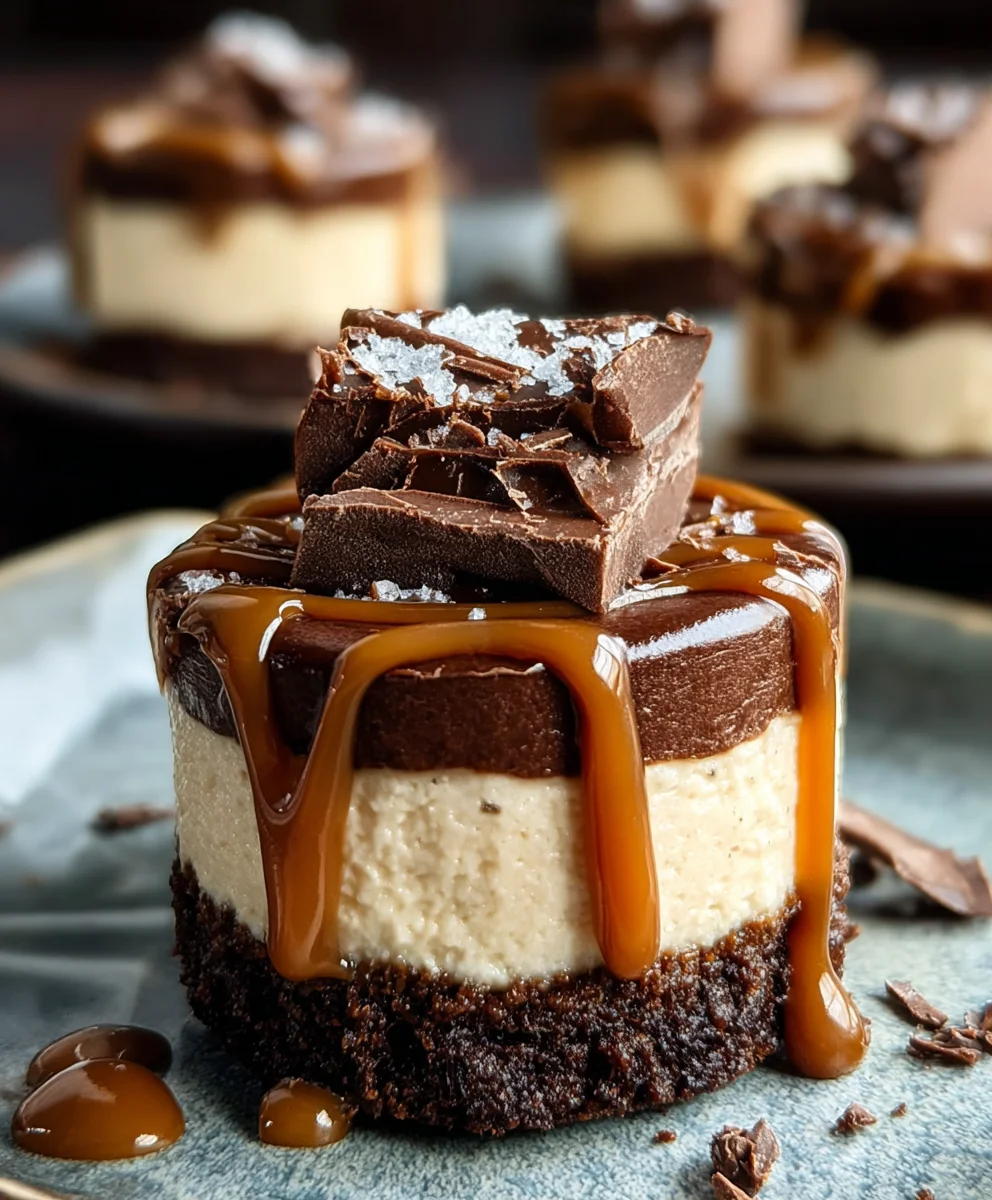 Raw Caramel Brownie Cheesecake - Decadent No-Bake Treat