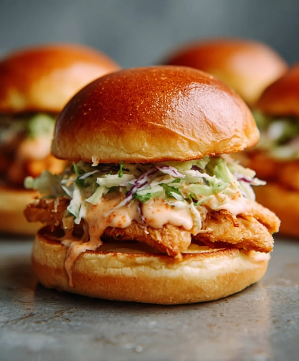 Easy Bang Bang Chicken Sliders - Quick Recipe