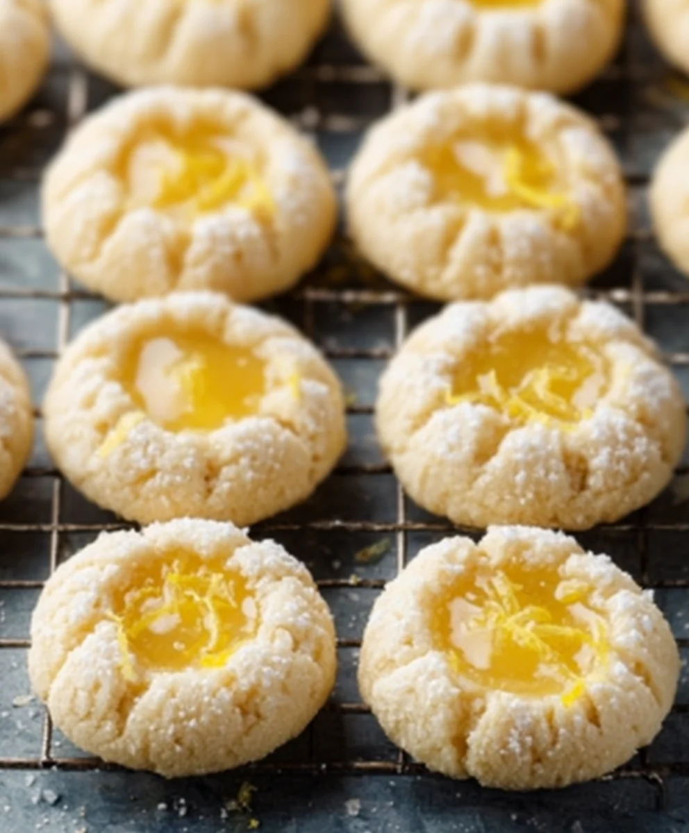 Lemon Thumbprint Cookies-Zesty & Delicious Treats
