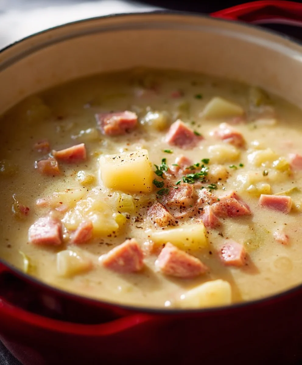 Beef Beef Ham Potato Soup- Hearty & Delicious Recipe