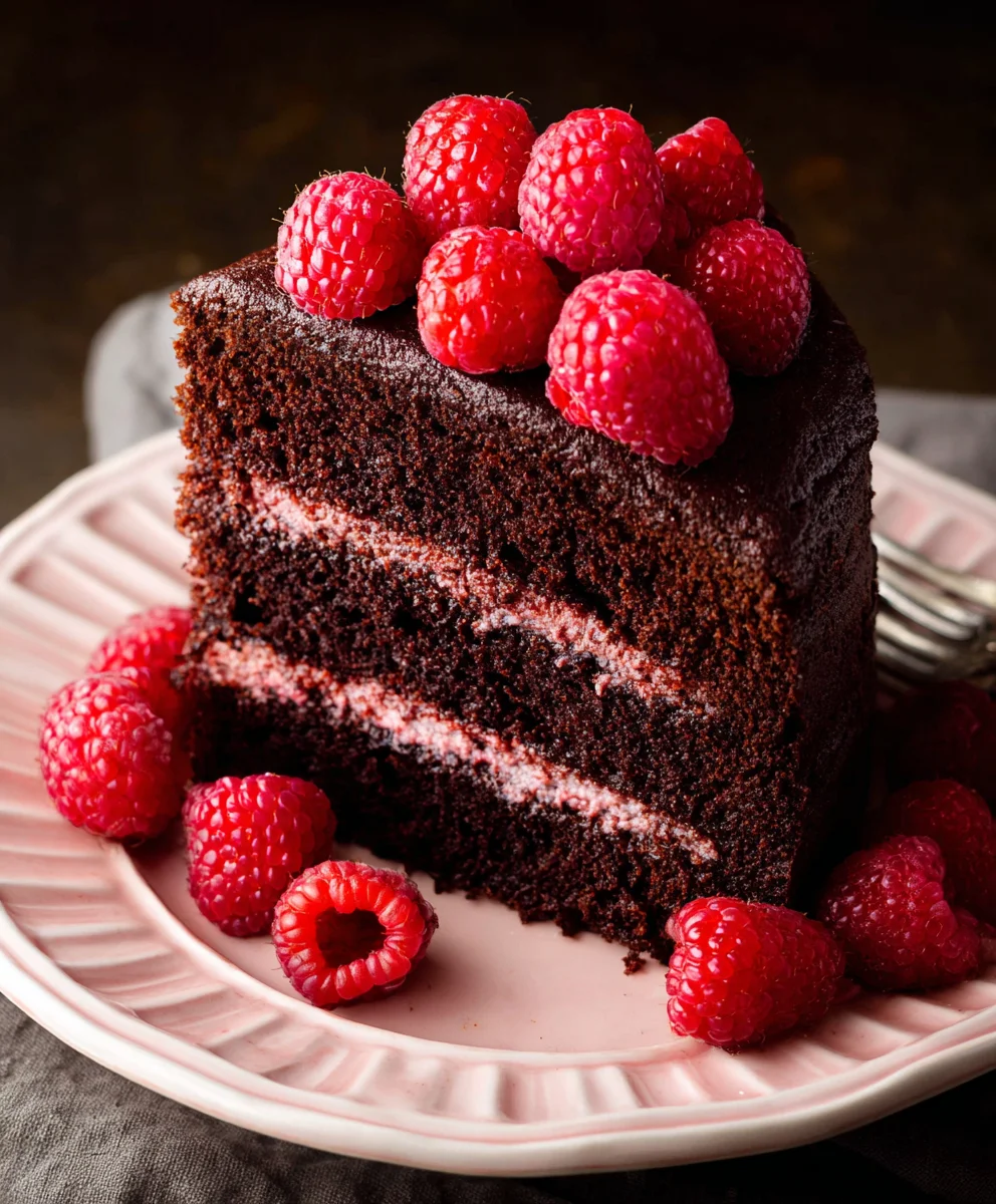 Decadent Chocolate Raspberry Cake Recipe-Simple & Delicious