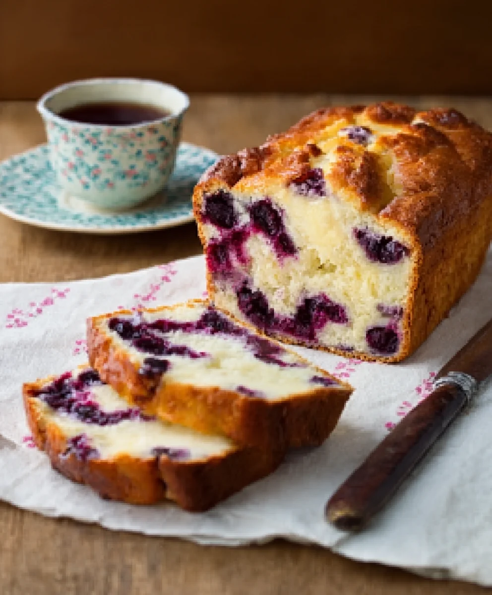 Easy Blueberry Cream Cheese Loaf Recipe
