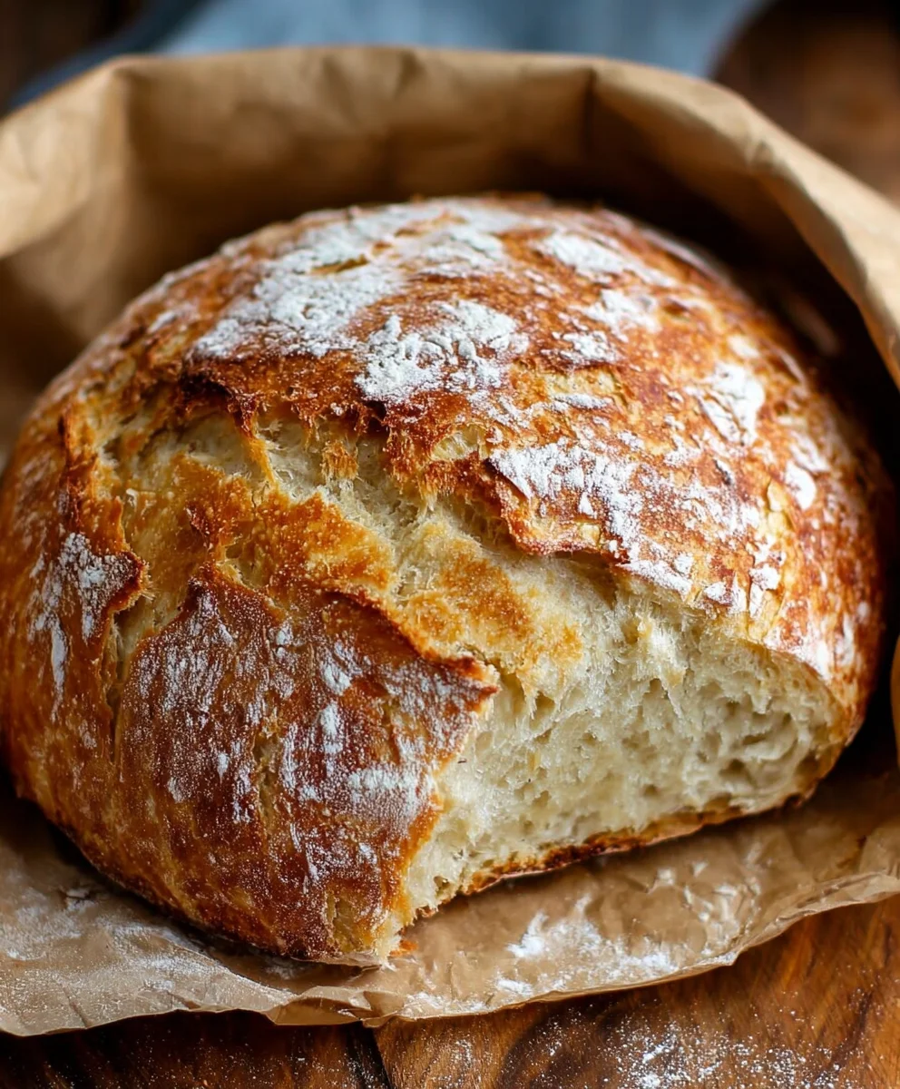 Easy No-Knead Bread Recipe - Simple Homemade Loaf