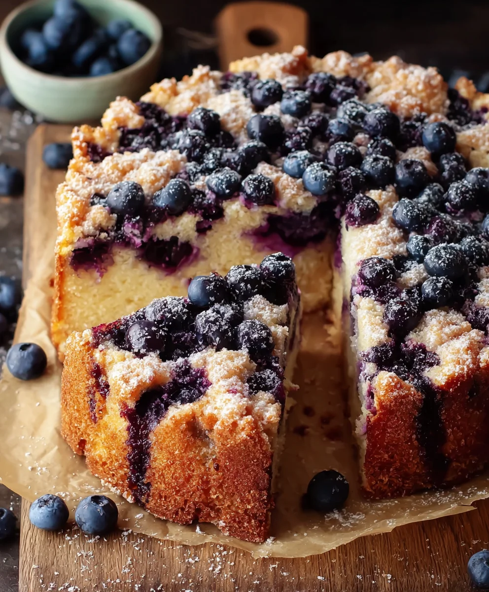 Blueberry Lemon Brioche Cake Recipe - Delicious & Easy
