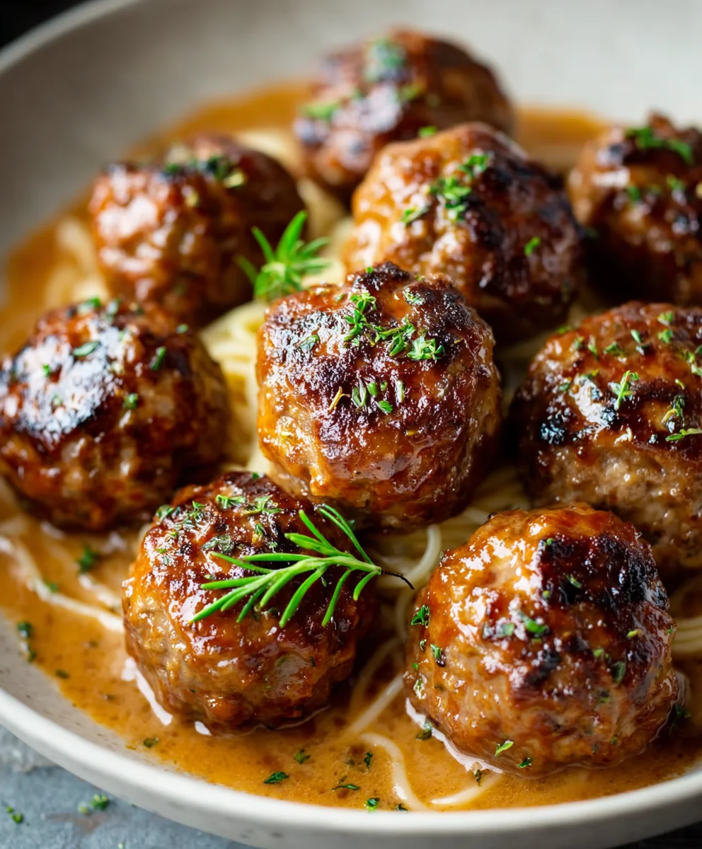Beef and Apple Meatballs - Sweet & Savory Family Favorite