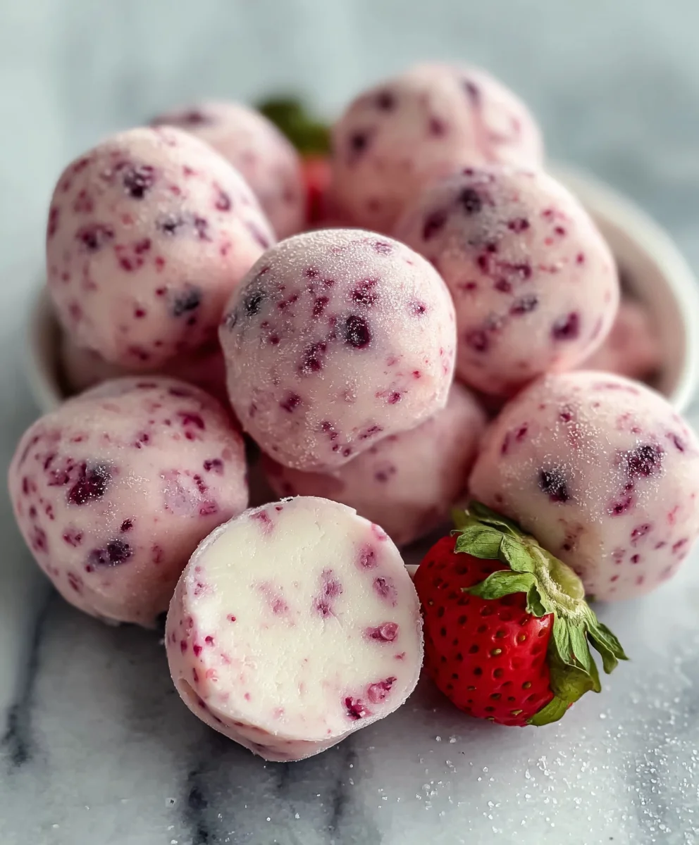 Easy Frozen Yogurt Bites - Healthy Dessert Treat